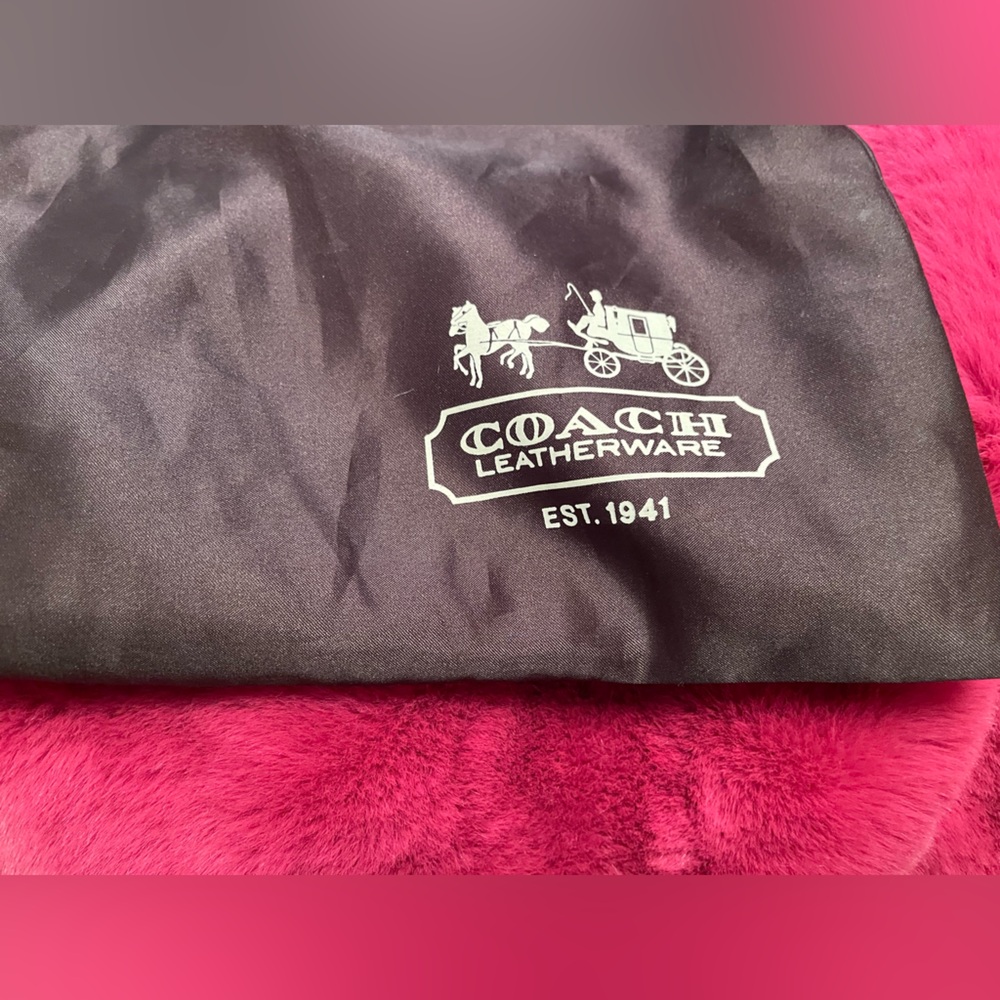 Deep Purple Coach Purse - Picture 3 of 15